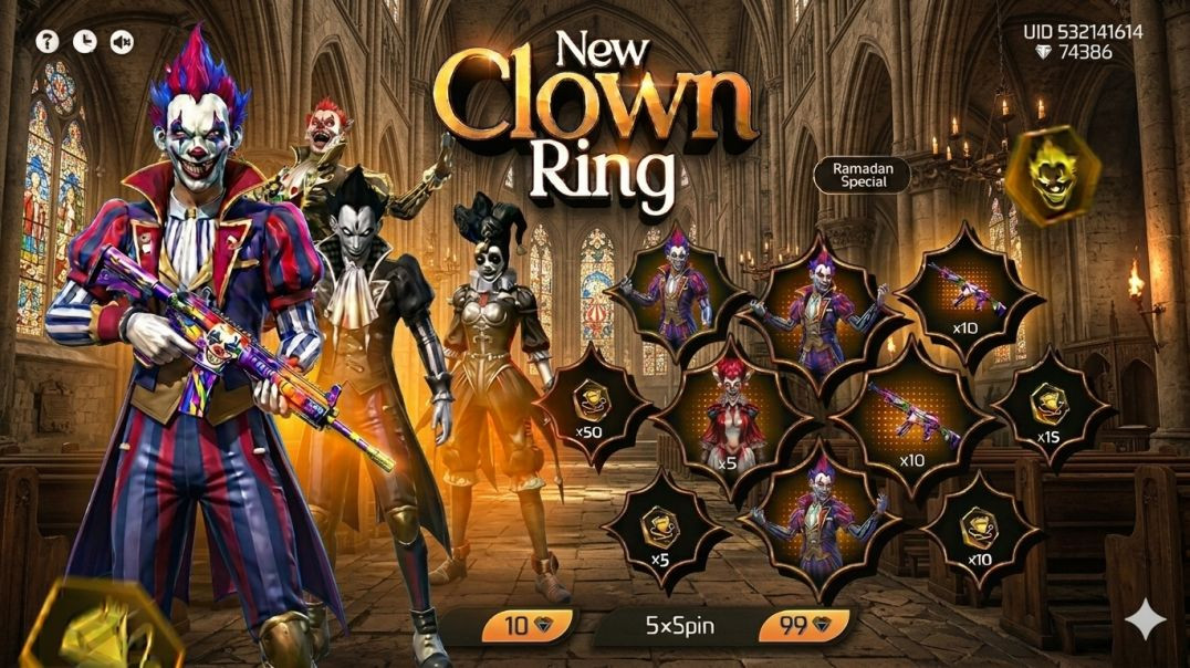 ⁣CLOWN RING RETURN DATE😱 NEW EVO BUNDLE🔥