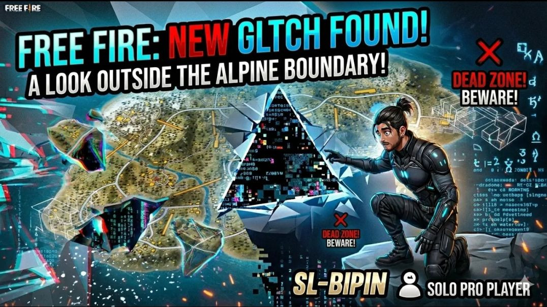 ⁣Free Fire New Alpine Map Glitch 😱 _ Secret Glitch @FreeFireIndiaOfficial  _ 100% Working!