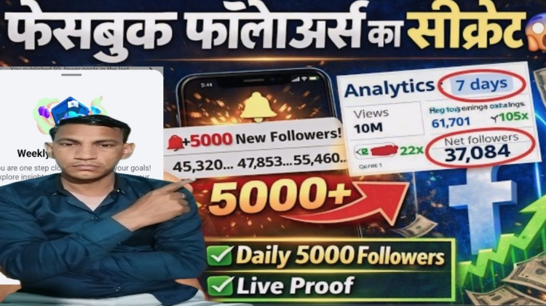 ⁣🔥 Facebook Followers Boost Formula 2026 | 100% Working Strategy