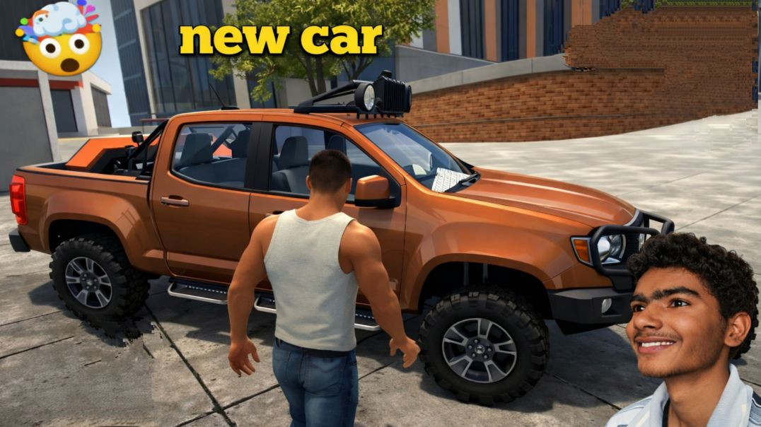 ⁣New pickup truck indian bike driving 3d