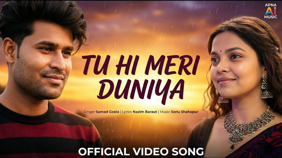 ⁣Tu Hi Meri Duniya ❤️ _ Romantic Love Song _ Samad Goela _ Israna Lawar _ APNA AI MUSIC(1080P_HD)