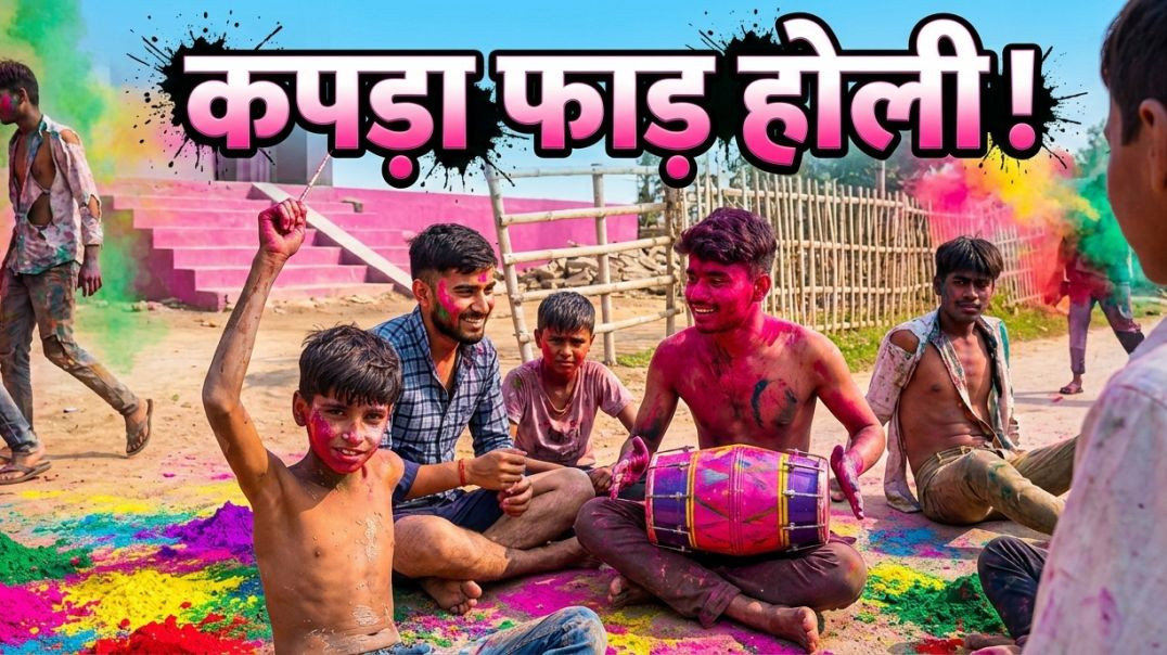 ⁣Kapra faar holi celebrations
