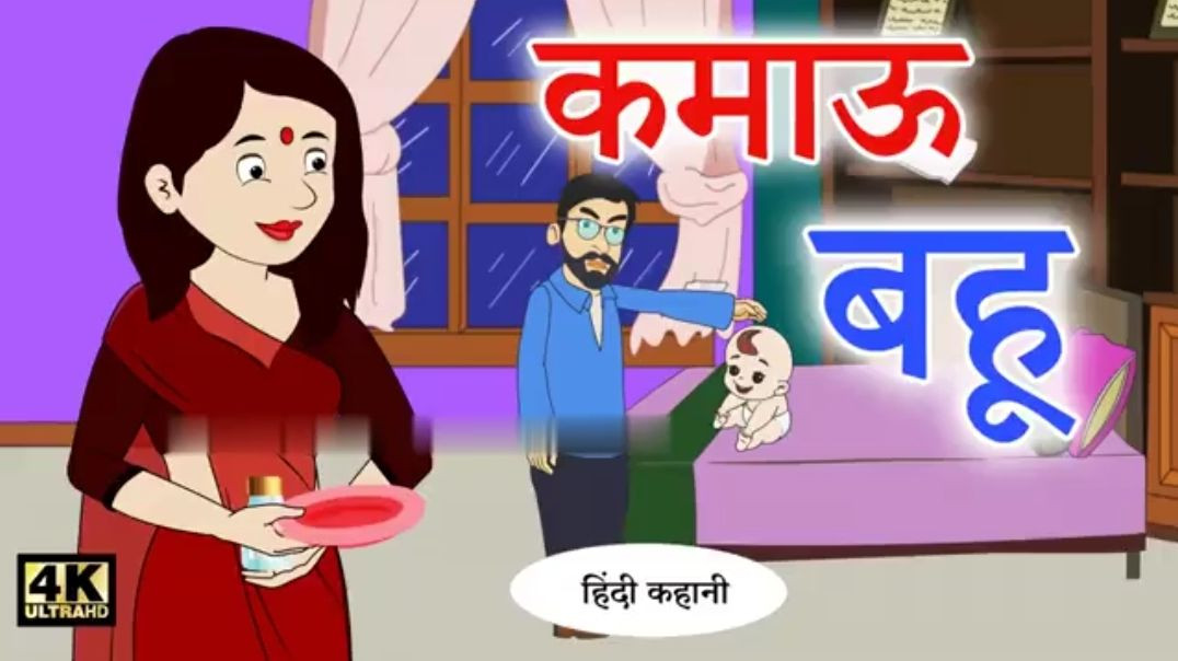 ⁣कमाऊ बहू Hindi Kahaniya _ Bedtime Moral Stories _ Hindi Fairy Tales