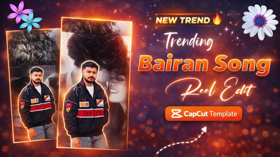 ⁣Bairan Song Reels Editing 🔥 | Instagram Trending Masking Effect | Viral Reels Edit 2026 | CapCut Tem
