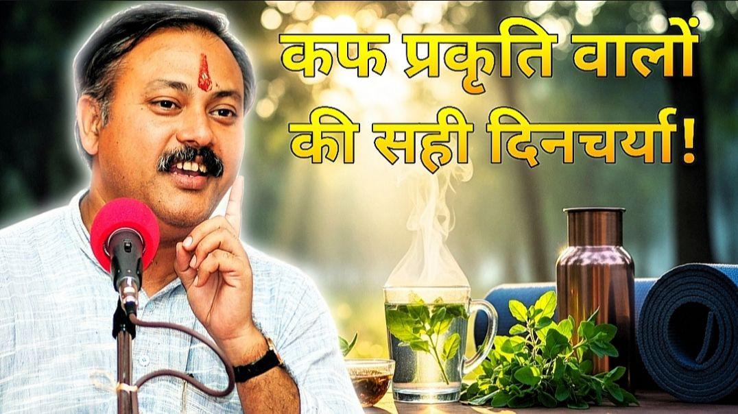 ⁣kapha-prakriti-dinacharyaराजीव दीक्षित🌿 कफ प्रकृति वाले जरूर देखें!