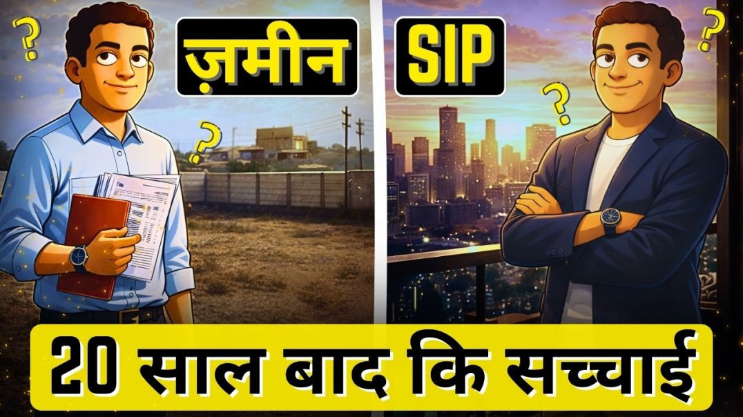 ⁣ज़मीन खरीदें या SIP करें? असली अमीर कौन बनता है? 2026 Secret