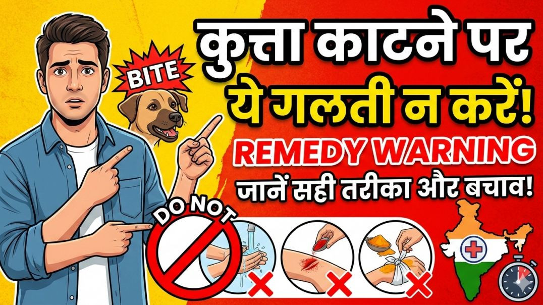 # 🇯🇵🔲#funny #cartoon कुत्ता काट ले तो तुरंत क्या करें_ ⚠️ Rabies से बचने का सही तरीका _ Life Saving