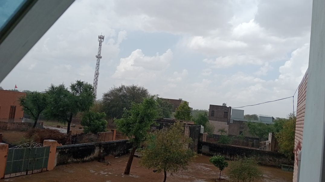 🔴 Hello Friends! अचानक आई आंधी और बारिश का नज़ारा 😲