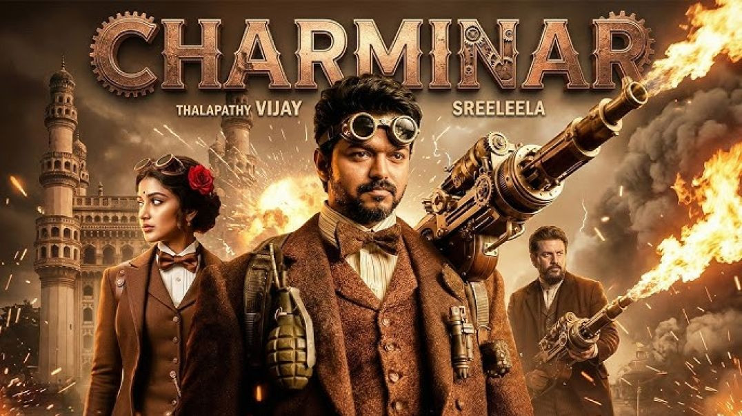 ⁣Thalapathy Vijay &amp;amp; Sreeleela Full Action Movie _ Charminar _ Latest South In_HD