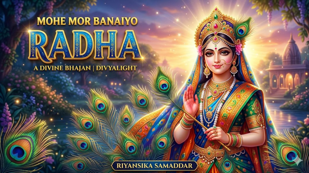 ⁣मोहे मोर बनइय्यो राधा |Mohe Mor Banaiyo Radha Apne Vrindavan Ko|Peaceful Radha Krishna Bhajan#radha