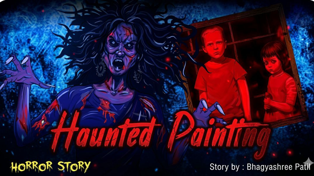 ⁣Haunted Painting | खुनी पेंटिंग | भूतिया पेंटिंग | Bhootiya Kahaniya | Hindi Horror Stories | Skull 
