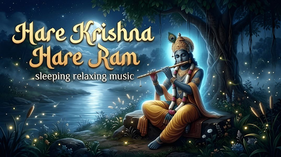 ⁣Hare Krishna hare rama | sleeping relaxation music Hare Krishna hare rama