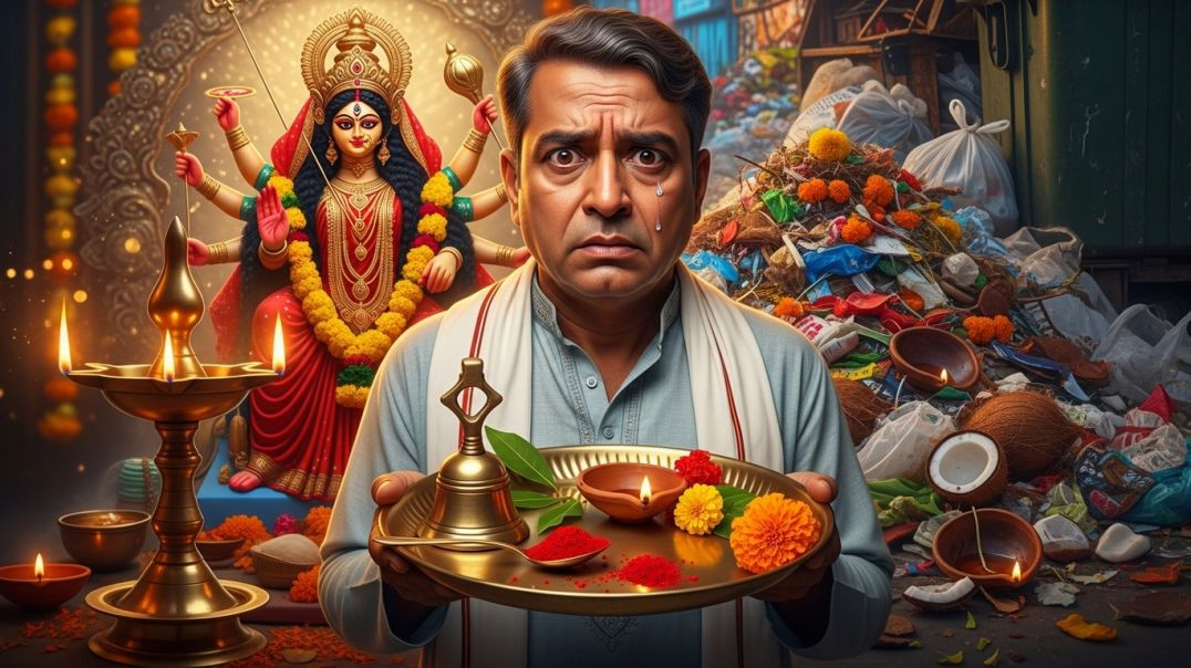 ⁣🔥 नवरात्रि के बाद पूजा का सामान क्या करें? 99% लोग करते हैं ये बड़ी गलती! 😱