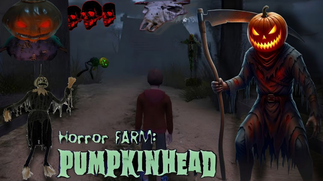 ⁣Pumpkin Head Horror Farm full gaming walkthrough in Hindi Level 1
