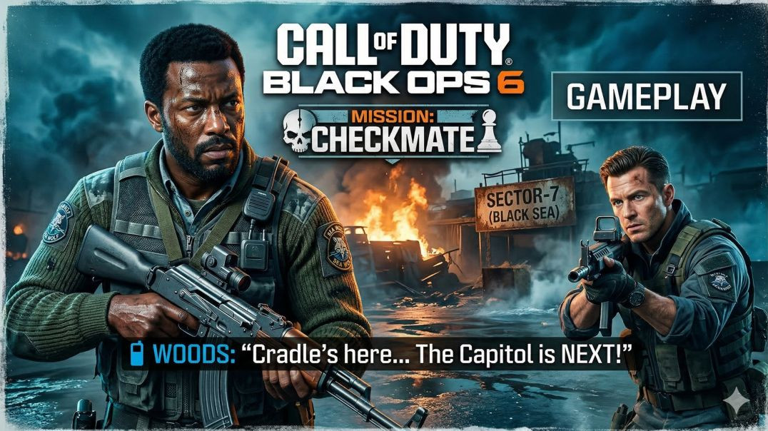 ⁣Call of Duty Black Ops 6 Gameplay Checkmate Mission Black Sea | Full Campaign Playthrough
