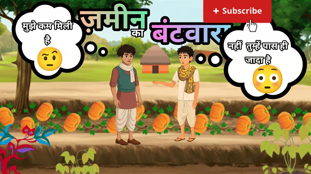⁣Jamin ka batwara || hidi kahani || new cartoon video