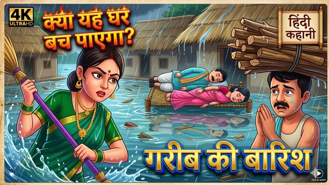 ⁣​गरीब की बारिश: एक दर्दनाक कहानी | Hindi Kahaniya | Moral Stories