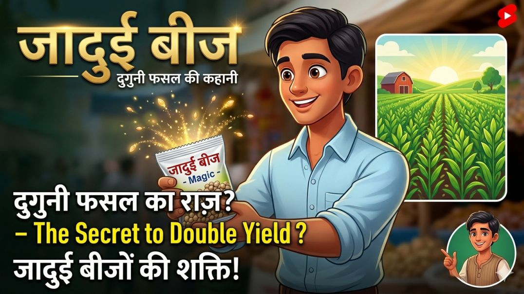 ⁣किसान और जादुई बीज की कहानी