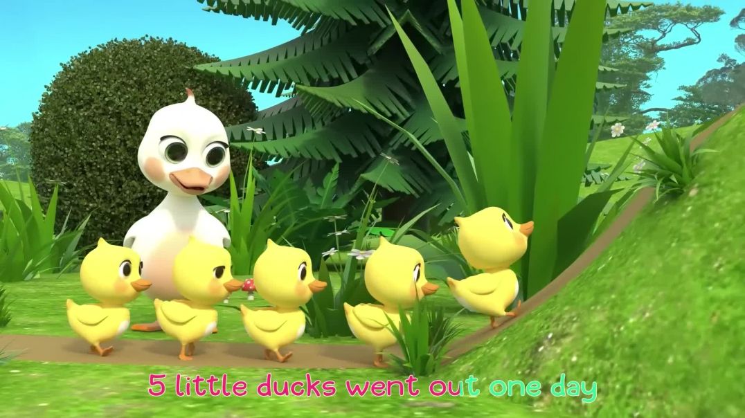 ⁣5 Little Ducks song _ Newborn Baby Songs _ Nursery Rhymes(1080P_HD)