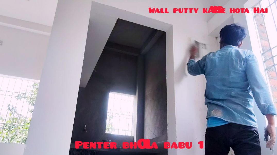 ⁣1st coat putty method