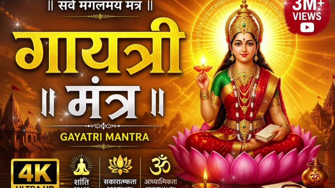 ⁣Gayatri Mantra Chanting | Peaceful Meditation Mantra 🙏 #gayatrimantra #meditation #bhakti