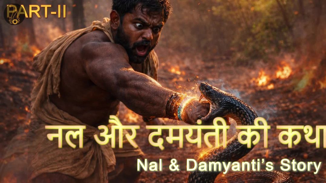 ⁣नल-दमयंती जी की कथा(Part-2)  An AI Short Video  Pujya Premanand Govind Sharan Ji