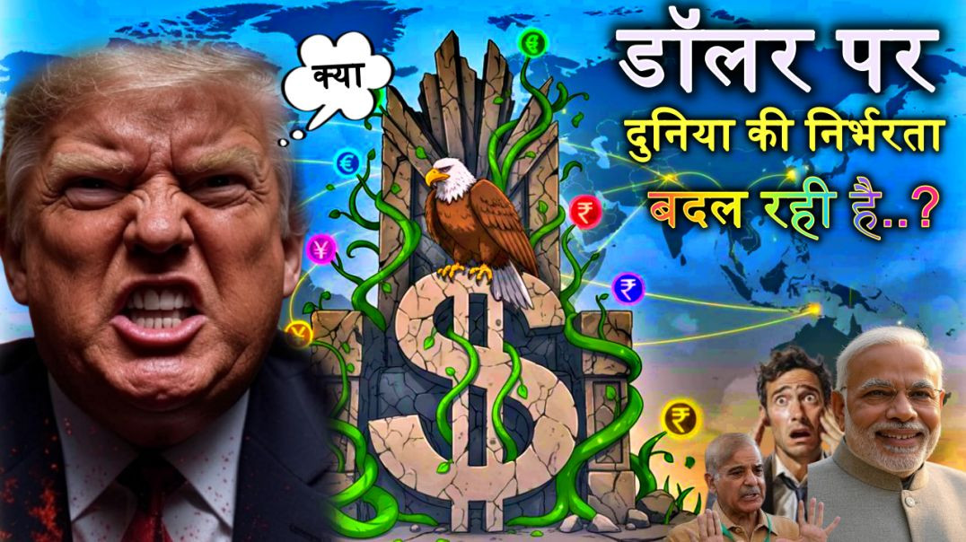 ⁣क्या अमेरिका डॉलर पर दुनिया की निर्भरता बदल रही है..?