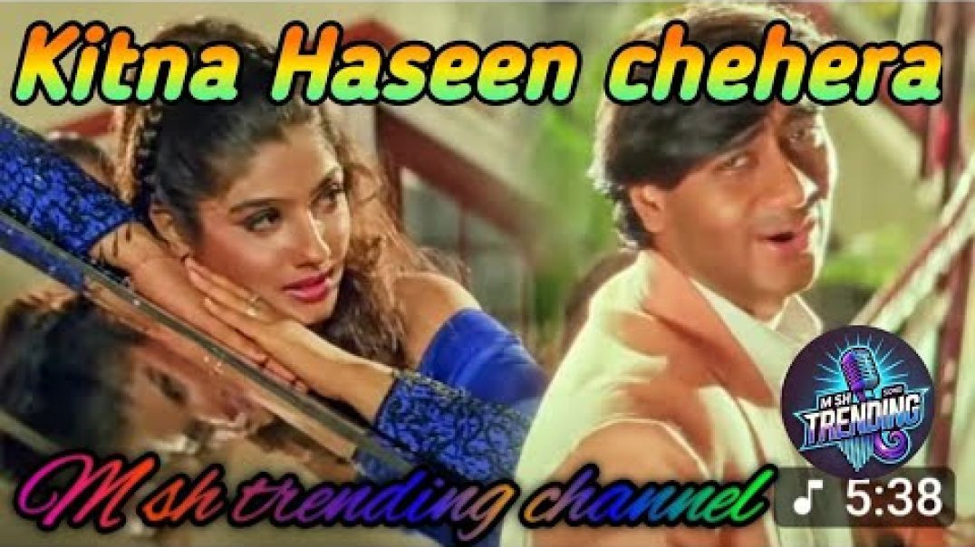 ⁣Kitna Haseen Chehra - Dilwale Songs - Ajay Devgan - Raveena Tandon - Kumar Sanu - Kumar Sanu - YouTu