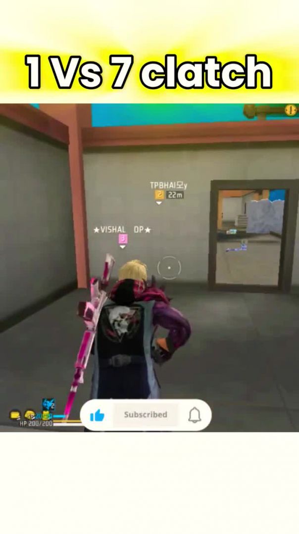 Free Fair 1 Vs 7 Clatch Gameplay __ Smooth Hacker🔥
