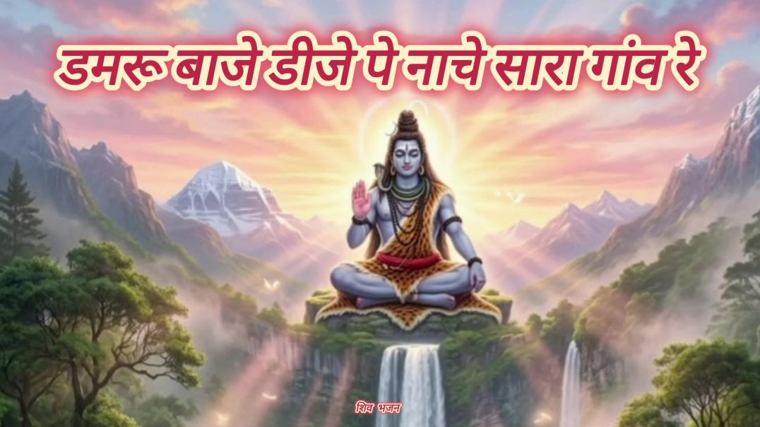 ⁣डमरू बाजे डीजे पे नाचे सारा गांव रे शिव भजन