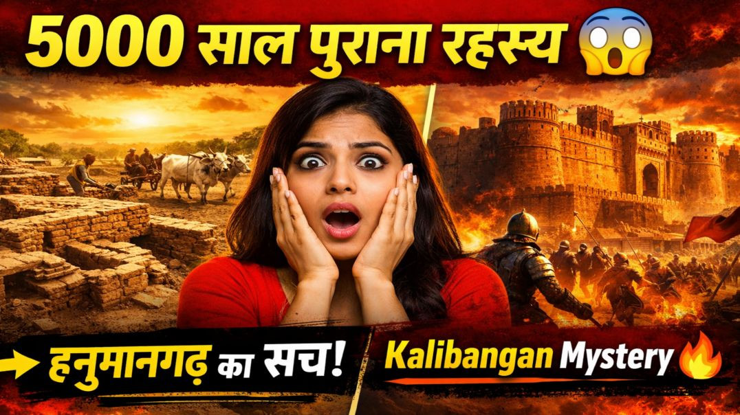 हनुमानगढ़ का रहस्यमयी इतिहास 😱 | 5000 साल पुरानी सच्चाई! Kalibangan Civilization | Nikki 9012