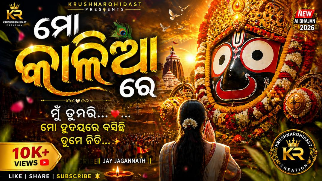 ⁣Mo Kalia Re Mu Tumari 🙏 | AI Jagannath Bhajan 2026 | Odia Bhakti Song | Jay Jagannath #shorts