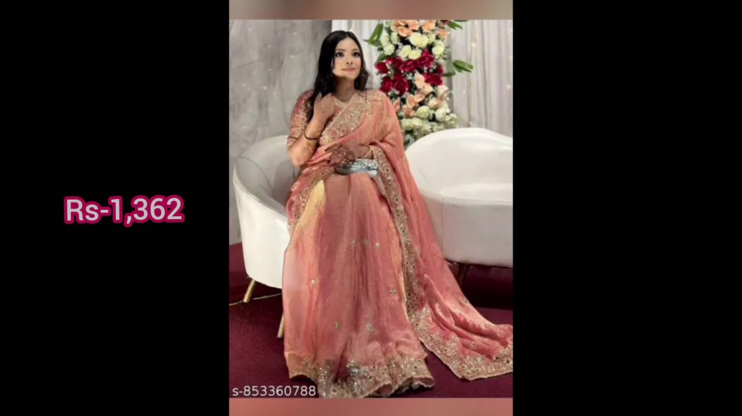 ⁣✨♥2026 शाlदियों में पहनें ये साड़ी की ब्यूटीफुल डिजाइन/meesho New arrival Trendy Party Wear Saree