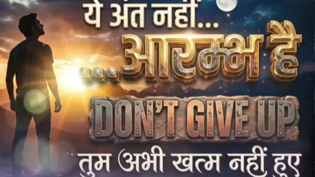 ये अंत नहीं आरंभ है