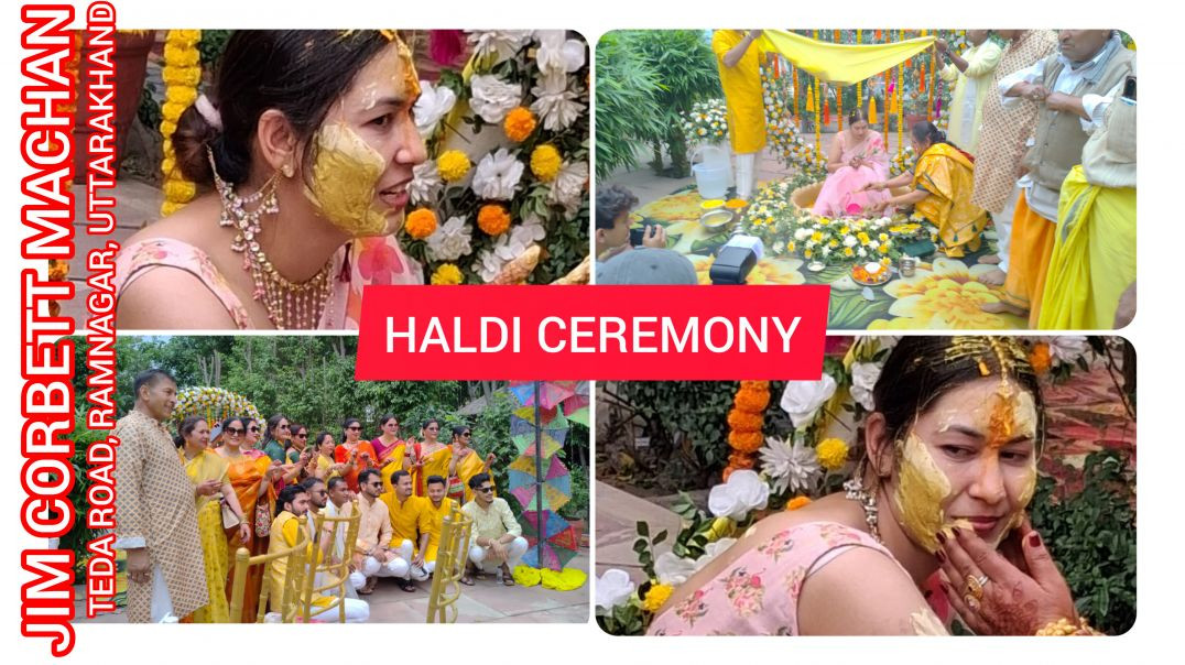 ⁣HALDI CEREMONY🤩DEEPSHIKA & AKASH❤️