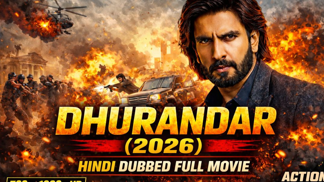 ⁣Dhurandar (2026) Hindi Dubbed Full Movie | South Action Blockbuster HD