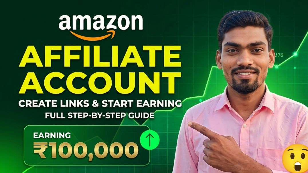 ⁣⁣Amazon Affiliate Account Kaise Banaye 2026 | How to Create Amazon Associate Account | DrAmA Tech  A