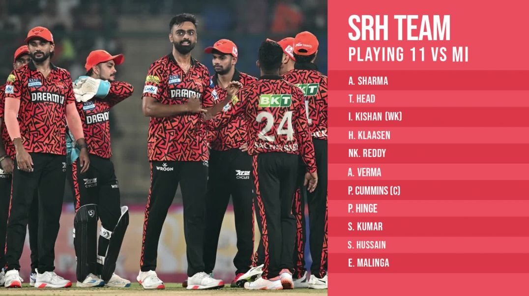 ⁣mi vs srh predicition