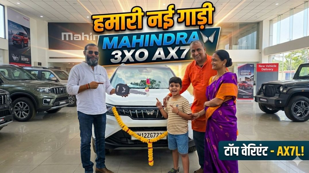 ⁣Mahindra XUV 3XO AX7L Petrol Automatic features and specifications Hindi Review , KedarVani Hindi