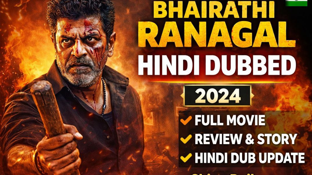 ⁣Bhairathi Ranagal Hindi Dubbed Full Movie 🔥 | Action Blockbuster