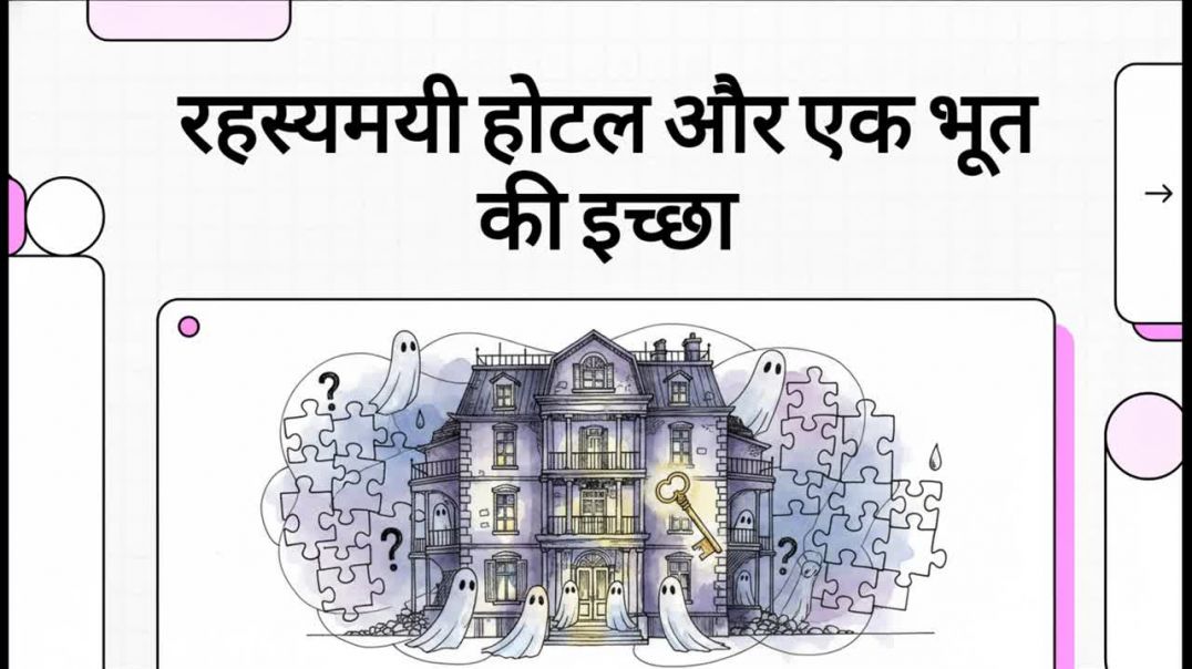 ⁣रहस्यमयी_होटल_और_एक_भूत_की_इच्छा Kumardev studio