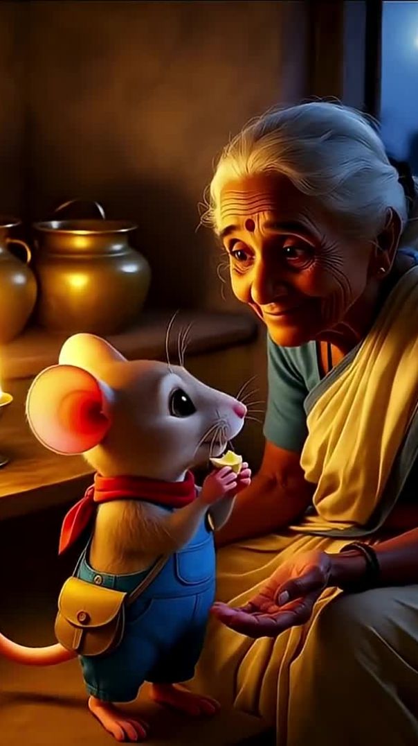 ek chota chua ki or budi dadi ki emotional kahani ♥️♥️ #shorts #trending #cartoon #aistory #fun (1)