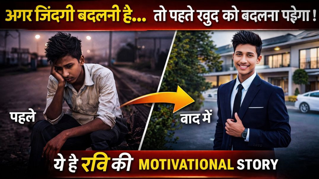 ⁣जब तक खुद नहीं बदलोगे… तब तक जिंदगी नहीं बदलेगी।”#youtube long#lokgite #@riteshxz1motivational story