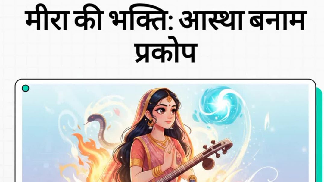 ⁣Mira ki bhakti