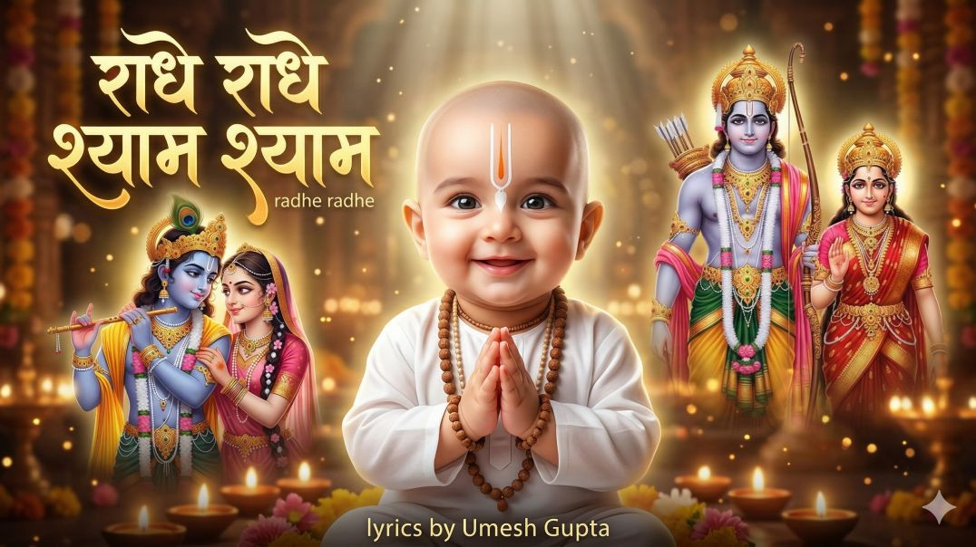 ⁣⁣राधे राधे श्याम श्याम | Kids Dance Bhajan | Radhe Krishna Song | Sita Ram Bhajan 2026