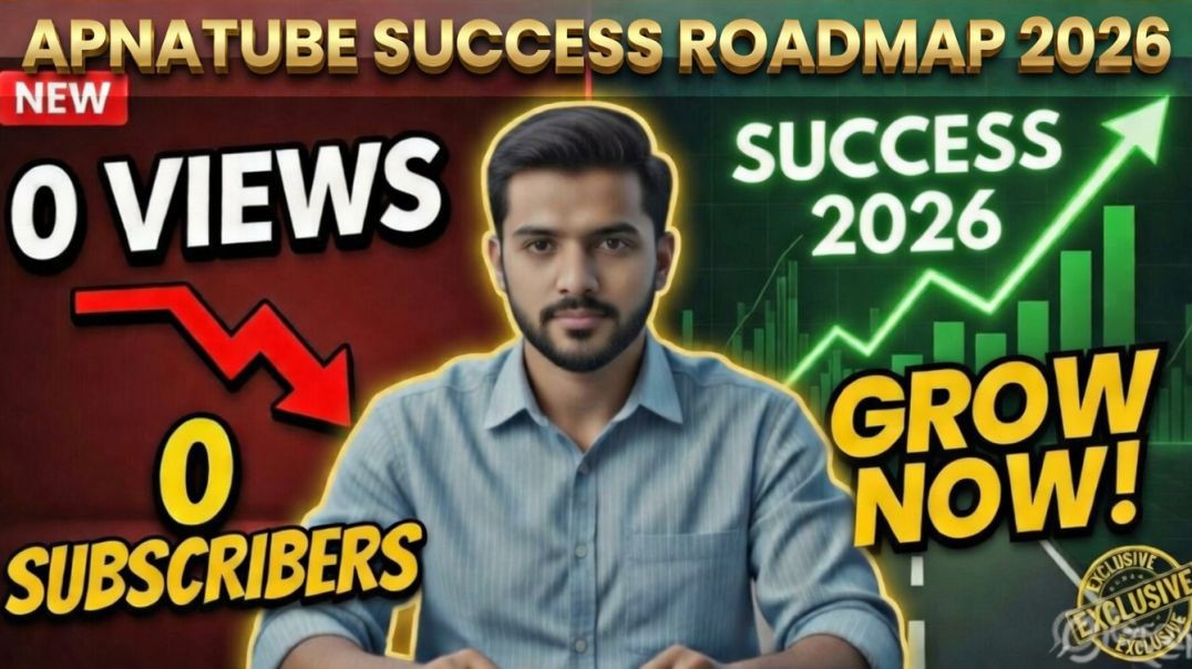 ⁣ApnaTube Success Roadmap 2026 | Zero Se Channel Kaise Grow Kare?