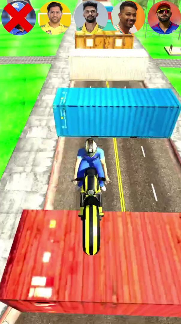 ⁣Cricket Player Bikes Jumping Challenge 🤯
