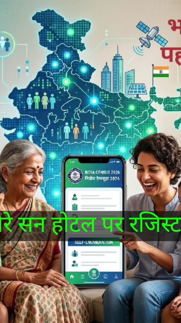 भारत में पहली बार डिजिटल जनगणना