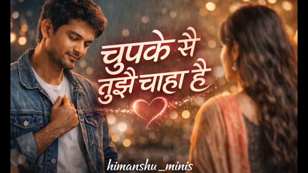 ⁣chupke se tujhe chaha he