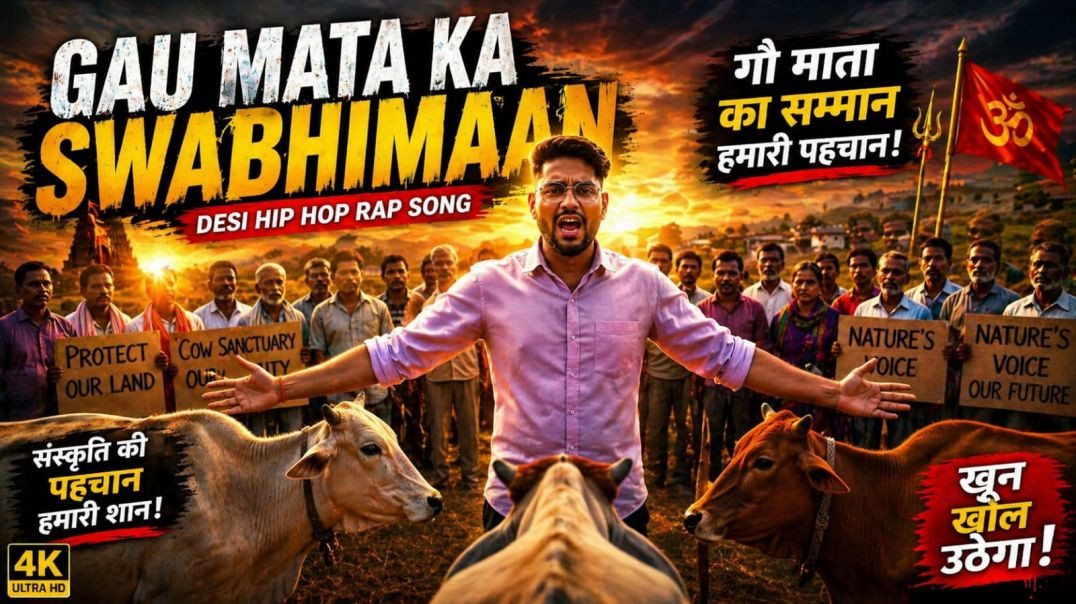 ⁣Gau Mata Ka Swabhimaan 🔥 | Desi Hip Hop | Khun Khaul Uthega | NITESH JAJORIYA
